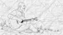 do trendy hand drawn and illustrated  animated lyric video