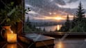 create cozy ambient rain video for youtube channel