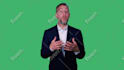 record an engaging green screen spokesperson video