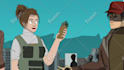create 2d horror scary animation