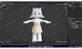 design custom furry vrchat avatar, 3d vtuber model for quest or PC