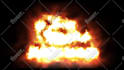 animate your logo intro with dragon fire reveal