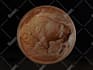 create 3d crypto coin for nft art crypto art