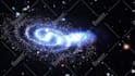 make space trip logo reveal intro