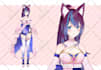 draw professional live2d vtuber character model art ready to rig