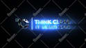 create a electric and neon logo or text intro