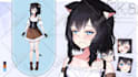 design and draw live2d vtuber model, ready for rig