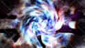 make black hole logo reveal intro