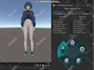 vrchat avatar, furry avatar, vr chat avatar, fursona, 3d character, warudo