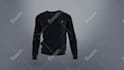 make 3d long sleeve t shirt mockup with walking animation