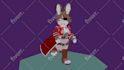 create stylized low poly models with pixel art textures