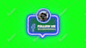 create trendy animated social media lower thirds