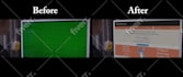 do green screen tracking and replacement for you