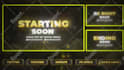 design animated twitch overlay, panels, emotes and stream package