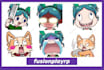 create cute custom chibi emotes for twitch, youtube, and discord