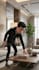create cinematic 3d cartoon animation in movie style