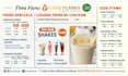 create food and drink menu animation promotional video or tv digital menu