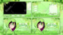 design anime vtuber stream overlay for twitch or youtube