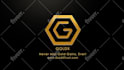 create hot gold logo animation intro and outro youtube