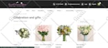 design beautiful florist website with booking and delivery, floriculture website