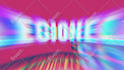 create a digital glitch logo animation