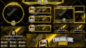 create animated twitch overlay, stream package, gaming logo