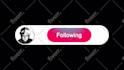 create youtube subscribe and social media popup animations