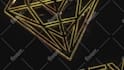 create luxury 3d diamond logo animation