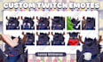 draw twitch emotes, animated emotes chibi emotes, discord emoji