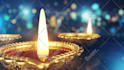 create happy diwali logo animation