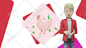 create a 3d character explainer video with infographic