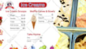 design digital menu board or animated tv screen menu