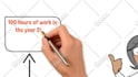 create 8 minute 2d whiteboard animated doodle video
