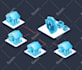 design 3d and isometric infographic illustrations