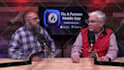 create a 2 person male ugc podcast video