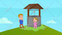 create custom 2d cartoon animation video for kids or stories
