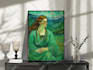 create wall art print on demand mockup video