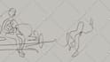 draw animations art with continuous lines
