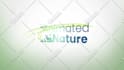 create a elegant nature logo animation with full HD