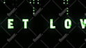 do matrix running code logo animation