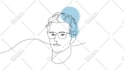 animate a continuous line art