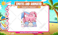 draw chibi animated emotes for twitch, youtube, discord