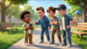 create stunning ai animated stories, ai video art, 3d cartoon for kids