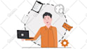do crystal clear 2d animated explainer video for sales