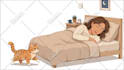 create 2d animated cat videos like felune