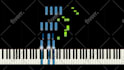 make synthesia piano tutorial video with midi