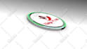 create 3d rotating logo animation 360 spin loop and gif