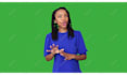 film a video on green screen