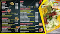 design a digital TV menu board for restaurants to boost sales with modern style