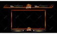 design animated twitch overlay, twitch logo, twitch stream package